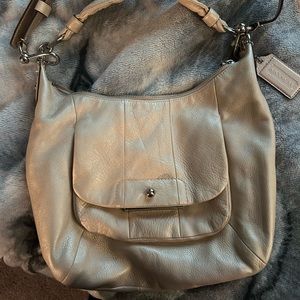 Champagne colored Coach purse